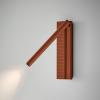 Bover LED nástenné svetlo Arid A/03 terakota, hliník, 2 700 K