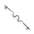 Vzpieračská tyč biceps/triceps Spartan 120cm