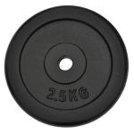 Závažie oceľové 2,5kg - lakované