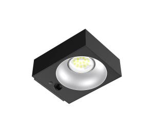 Viking - stmievateľné solárne nástenné LED svietidlo so snímačom LED/2W/3,7V IP65 4000K VSR35