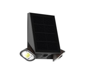 Viking - solárne LED stmievateľné nástenné svietidlo so senzorom LED/1,3W/3,7V IP44 4000K VSR39