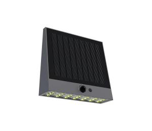Viking - LED stmievateľné solárne nástenné svietidlo so senzorom LED/2W/3,7V IP54 4000K VSR25