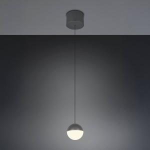 LED závesné svietidlo Senta, antracitová farba, Ø 10 cm, 3 000 K, 1-pl.