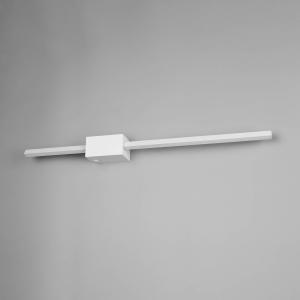 LED nástenné svetlo Cassino, biela matná, šírka 70 cm, kov