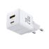 Baseus Palm Fast Nabíječka USB-A + USB-C 20W White