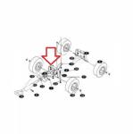 Kinekus ND Predná náprava na vozík xxxa