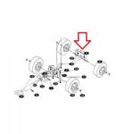 Kinekus ND Zadná náprava na vozík xxxa