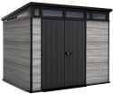 KETER Záhradný domček CRAMP 9 x 7 | Storm Grey