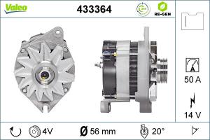 VALEO Alternátor 433364