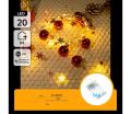 B.V.  - LED reťaz 20×LED/3×AA 2m teplá biela B103033XJ