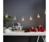 Eglo 411112 - LED  reťaz ORNAMENT 10xLED/3xAA 2,4m teplá biela 411112