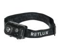 - LED nabíjateľná čelovka LED/3W/1200 mAh IP67 čierna 50006193