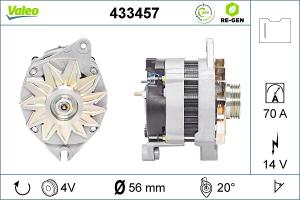 VALEO Alternátor 433457