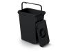 SYSTEMA BASIC FLAP čierny odpadkový kôš s vekom 10l