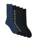 BOSS - ponožky 5PACK exclusive BOSS black & navy tones v darčekovom balení