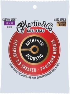 Martin Guitars MARTIN Authentic Lifespan 2.0 92/8 Phosphor Bronze Extra Light