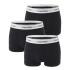 Calvin Klein - boxerky 3PACK Icon cotton stretch black accent