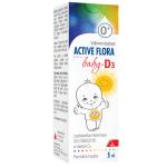 ACTIVE FLORA Baby+ D3 kvapky deti0+ 5 ml