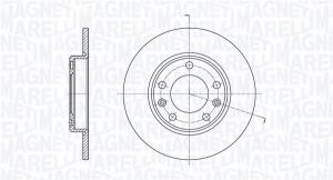 MAGNETI MARELLI Brzdový kotúč 361302040704