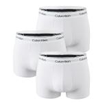 Calvin Klein - boxerky 3PACK Icon cotton stretch solid white