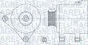 MAGNETI MARELLI Alternátor 063732078010