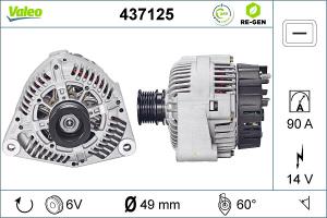 VALEO Alternátor 437125
