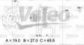 VALEO Alternátor 437220