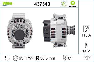 VALEO Alternátor 437540