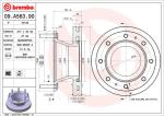 BREMBO Brzdový kotúč 09A56390