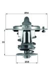 MAHLE ORIGINAL Termostat chladenia TX 72 82
