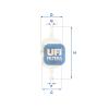 UFI Palivový filter 31.012.00