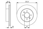 BOSCH Brzdový kotúč 0 986 479 R52