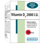 GENERICA Vitamin D3 2000 I.U. 90 kapsúl