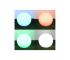 LED RGBW stmievateľná solárna lampa LED/5W/3,7V 3000K IP54 pr. 40 cm 3697