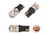 Autožiarovka LED T10 12/24V CARCLEVER 952034cbred 6LED/CSP CAN-Bus červená 2ks