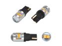 Autožiarovka LED T10 12/24V CARCLEVER 952034cbora 6LED/CSP CAN-Bus oranžová 2ks