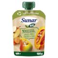 SUNAR Bio Jablko hruška mrkva tekvica kapsička od ukonč. 4. mesiaca 100 g