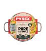 PYREX Kastról nerezový 4L, 24cm + sklenená pokrievka INFINITY PYREX