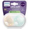 PHILIPS AVENT Cumlík ultra soft 0-6m neutral na utišovanie decor-les SCF091/41 1 x 2 ks