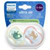PHILIPS AVENT Cumlík ultra air 0-6m pre chlapca na utišovanie SCF087/02 1 x 2 ks