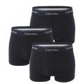 Calvin Klein - pánske boxerky 3PACK Icon cotton stretch solid black