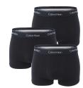 Calvin Klein - pánske boxerky 3PACK Icon cotton stretch solid black
