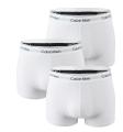 Calvin Klein - pánske boxerky 3PACK Icon cotton stretch solid white