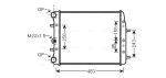 AVA QUALITY COOLING Chladič motora SAA2005