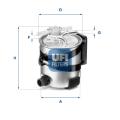 UFI Palivový filter 55.418.00