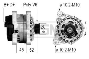 ERA Alternátor 210239A