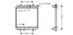 AVA QUALITY COOLING Chladič motora PE2243