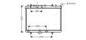AVA QUALITY COOLING Chladič motora PEA2255