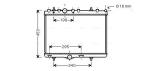 AVA QUALITY COOLING Chladič motora PEA2255