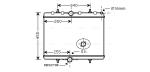 AVA QUALITY COOLING Chladič motora PEA2314